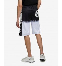 Men's Big and Tall Cleaned Dipped Fleece Drawstring Shorts Black $27.84 Shorts