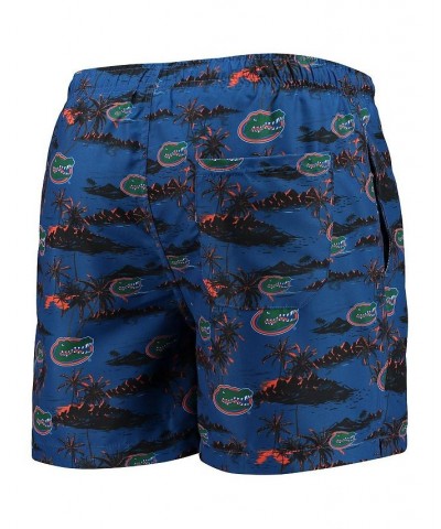 Men's Royal Florida Gators Island Palm Swim Trunks $25.37 Swimsuits