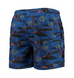 Men's Royal Florida Gators Island Palm Swim Trunks $25.37 Swimsuits