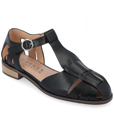 Women's Azzaria Flats Black $48.00 Shoes