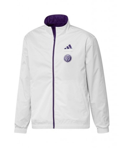 Men's Purple, White Orlando City SC 2023 On-Field Anthem Full-Zip Reversible Team Jacket $42.00 Jackets