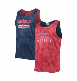 Men's Red St. Louis Cardinals Floral Reversible Mesh Tank Top $21.50 T-Shirts