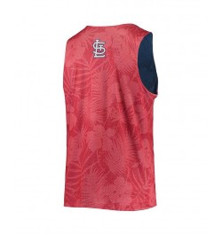 Men's Red St. Louis Cardinals Floral Reversible Mesh Tank Top $21.50 T-Shirts