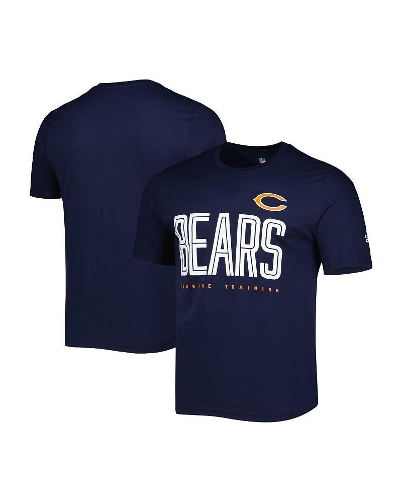 Men's Navy Chicago Bears Combine Authentic Training Huddle Up T-shirt $16.42 T-Shirts