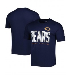 Men's Navy Chicago Bears Combine Authentic Training Huddle Up T-shirt $16.42 T-Shirts