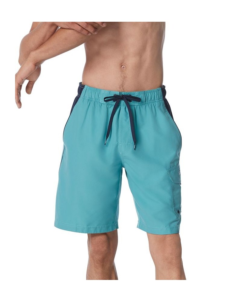 Men's Marina Sport VaporPLUS 9" Swim Trunks Peacoat/Palace Blue $18.96 Swimsuits