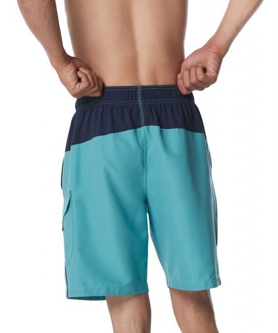 Men's Marina Sport VaporPLUS 9" Swim Trunks Peacoat/Palace Blue $18.96 Swimsuits