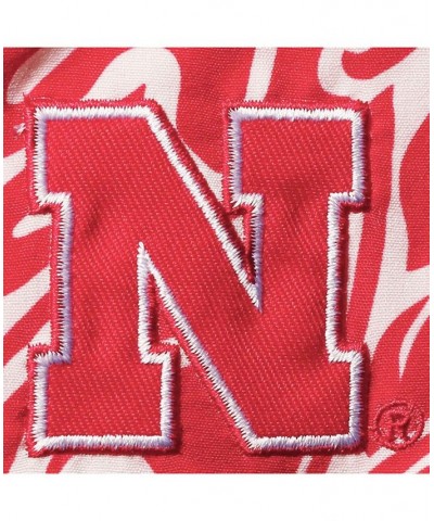 Men's Scarlet Nebraska Huskers Make Like A Tree Camp Button-Up Shirt $30.00 Shirts