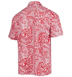 Men's Scarlet Nebraska Huskers Make Like A Tree Camp Button-Up Shirt $30.00 Shirts