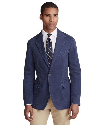 Men's Stretch Chino Sport Coat Blue $103.20 Blazers