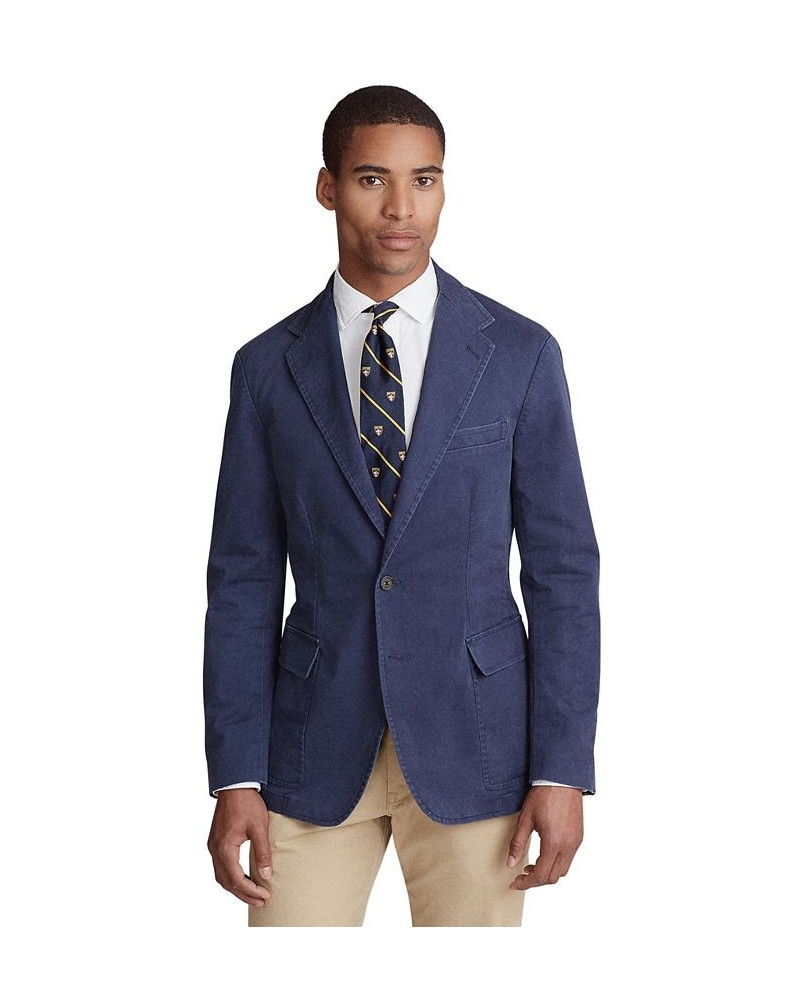 Men's Stretch Chino Sport Coat Blue $103.20 Blazers