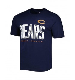 Men's Navy Chicago Bears Combine Authentic Training Huddle Up T-shirt $16.42 T-Shirts