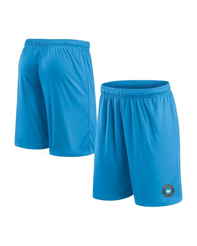 Men's Branded Blue Charlotte FC Primary Team Logo Shorts $19.35 Shorts