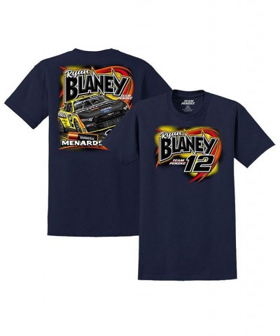 Men's Navy Ryan Blaney Car T-shirt $20.79 T-Shirts