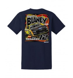 Men's Navy Ryan Blaney Car T-shirt $20.79 T-Shirts