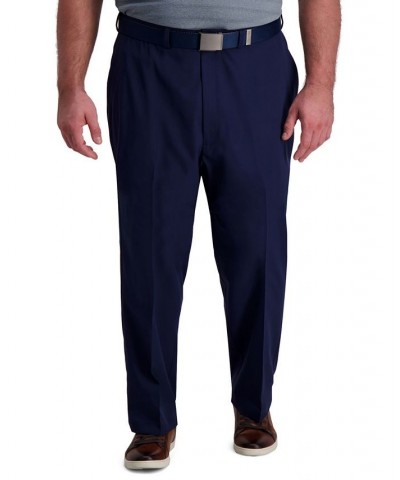 Big & Tall Cool Right Performance Flex Classic Fit Flat Front Pant Blue $28.59 Pants