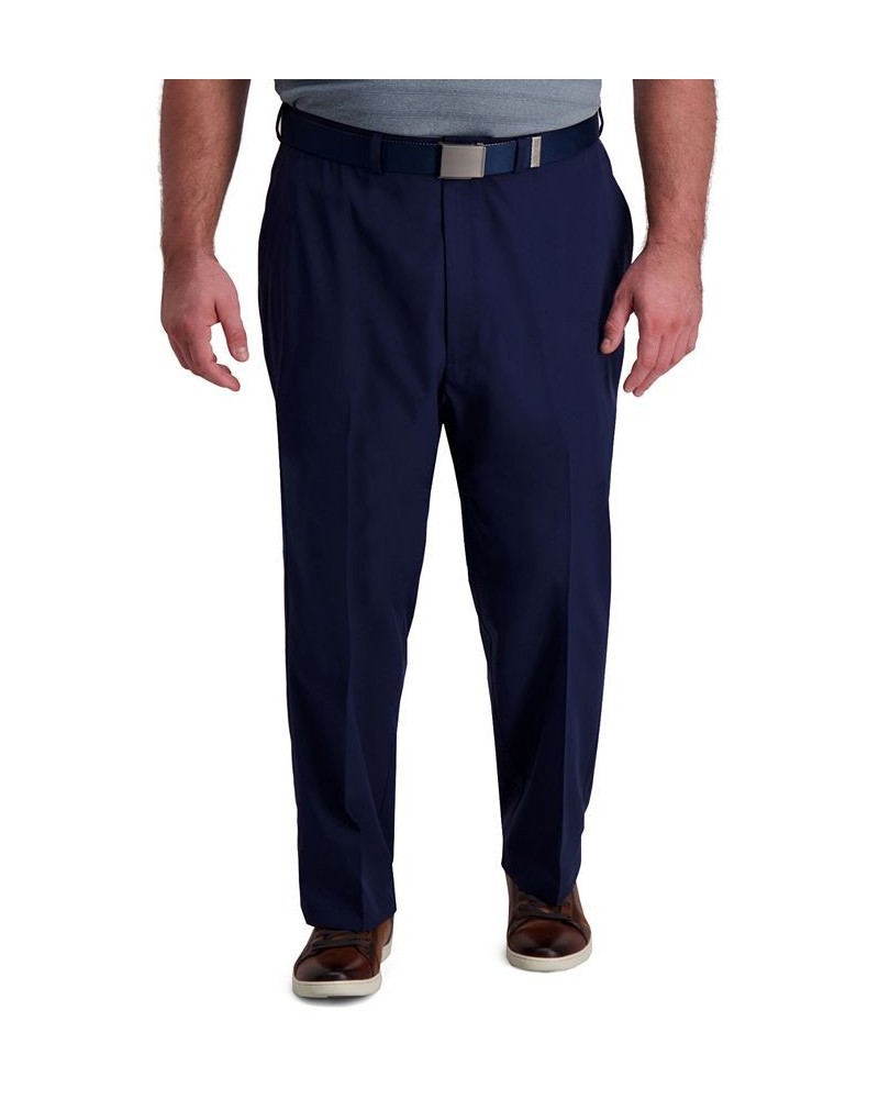 Big & Tall Cool Right Performance Flex Classic Fit Flat Front Pant Blue $28.59 Pants