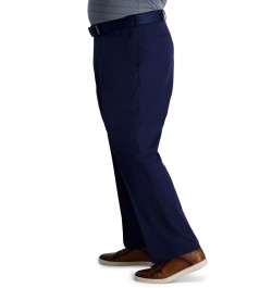 Big & Tall Cool Right Performance Flex Classic Fit Flat Front Pant Blue $28.59 Pants