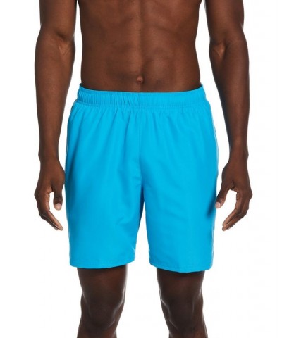 Men's Essential Lap Swoosh Logo 7" Swim Shorts PD05 $27.60 Swimsuits