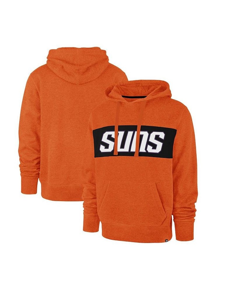 Men's Orange Phoenix Suns 2021/22 City Edition Wordmark Chest Pass Pullover Hoodie $31.89 Sweatshirt