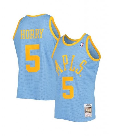 Men's Robert Horry Powder Blue Los Angeles Lakers 2001-02 Hardwood Classics Swingman Jersey $39.59 Jersey