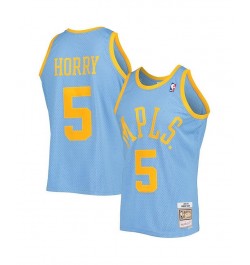 Men's Robert Horry Powder Blue Los Angeles Lakers 2001-02 Hardwood Classics Swingman Jersey $39.59 Jersey