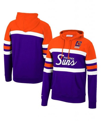 Men's Orange, Purple Phoenix Suns Hardwood Classics Head Coach Color Block Pullover Hoodie $57.60 Sweatshirt