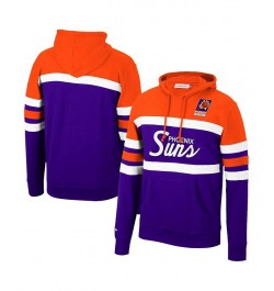 Men's Orange, Purple Phoenix Suns Hardwood Classics Head Coach Color Block Pullover Hoodie $57.60 Sweatshirt