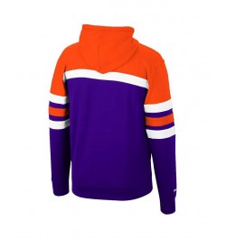 Men's Orange, Purple Phoenix Suns Hardwood Classics Head Coach Color Block Pullover Hoodie $57.60 Sweatshirt