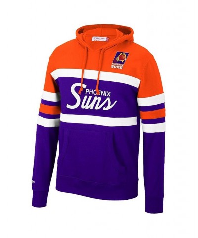 Men's Orange, Purple Phoenix Suns Hardwood Classics Head Coach Color Block Pullover Hoodie $57.60 Sweatshirt