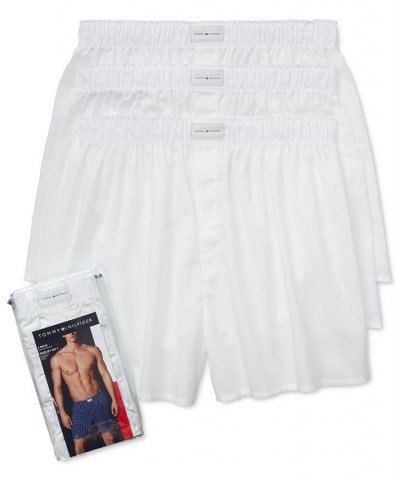 Men's 3-Pk. Classic Printed Cotton Poplin Boxers PD01 $19.59 Underwear