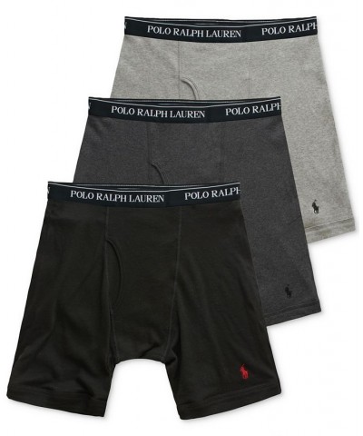 Men's Classic-Fit Boxer Briefs, 3-Pack Multi $27.50 Underwear