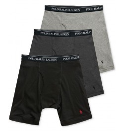 Men's Classic-Fit Boxer Briefs, 3-Pack Multi $27.50 Underwear