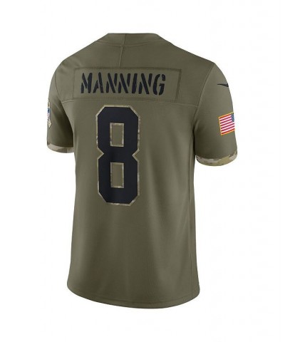 Men's Archie Manning Olive New Orleans Saints 2022 Salute To Service Retired Player Limited Jersey $46.40 Jersey