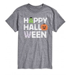 Men's Happy Halloween Classic Fit T-shirt Gray $15.40 T-Shirts