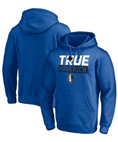 Men's Blue Dallas Mavericks Post Up Hometown Collection Pullover Hoodie $25.52 Sweatshirt