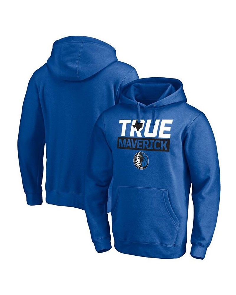 Men's Blue Dallas Mavericks Post Up Hometown Collection Pullover Hoodie $25.52 Sweatshirt