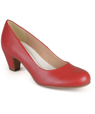 Women's Luu-M Heels Red $48.59 Shoes