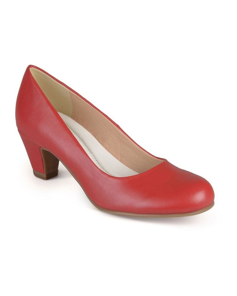 Women's Luu-M Heels Red $48.59 Shoes