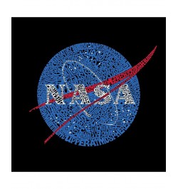 Mens Word Art T-Shirt - Nasa Meatball Logo Gray $24.74 T-Shirts