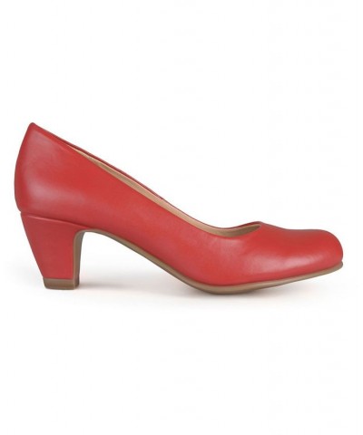 Women's Luu-M Heels Red $48.59 Shoes