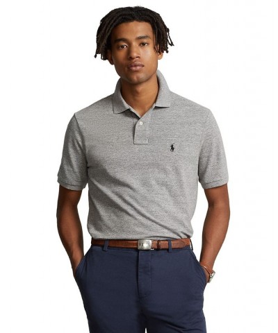 Men's Custom Slim Fit Mesh Polo Canterbury Heather $56.40 Polo Shirts