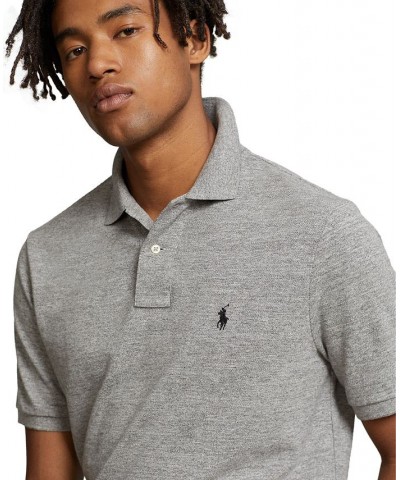 Men's Custom Slim Fit Mesh Polo Canterbury Heather $56.40 Polo Shirts