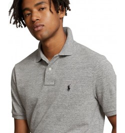 Men's Custom Slim Fit Mesh Polo Canterbury Heather $56.40 Polo Shirts