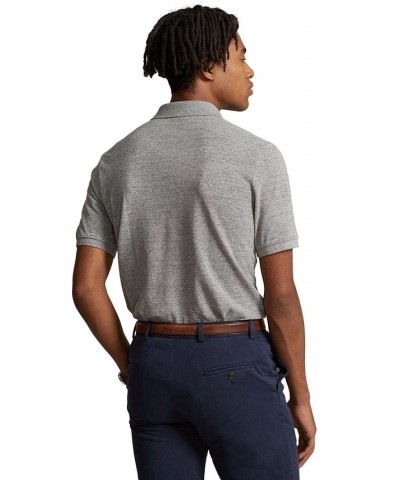 Men's Custom Slim Fit Mesh Polo Canterbury Heather $56.40 Polo Shirts