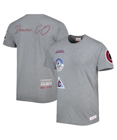 Men's Heather Gray Colorado Avalanche City Collection T-shirt $30.55 T-Shirts