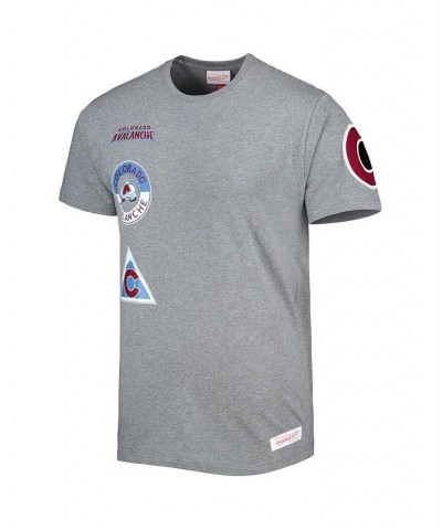 Men's Heather Gray Colorado Avalanche City Collection T-shirt $30.55 T-Shirts