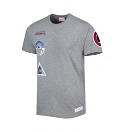 Men's Heather Gray Colorado Avalanche City Collection T-shirt $30.55 T-Shirts