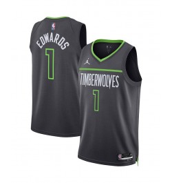 Men's Brand Anthony Edwards Charcoal Minnesota Timberwolves 2022/23 Statement Edition Swingman Jersey $62.40 Jersey