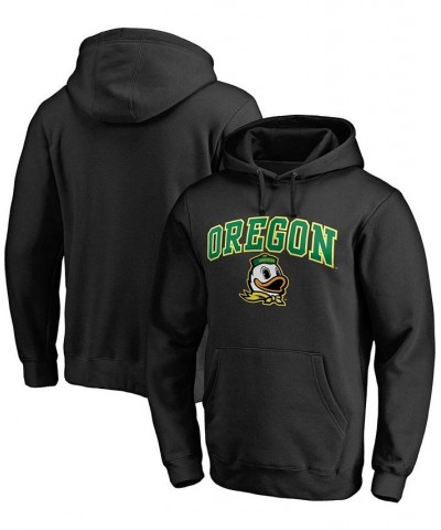 Men's Black Oregon Ducks Campus Logo Pullover Hoodie $17.20 Sweatshirt